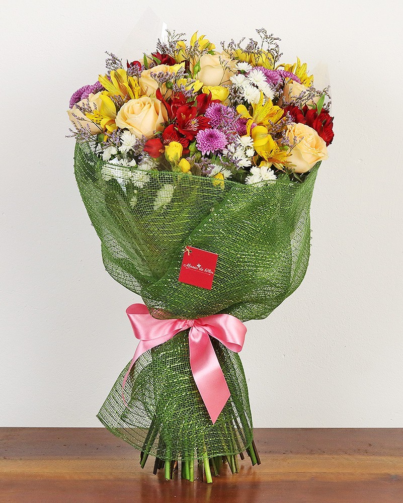 Buquê mix floral - Fiori Colorati