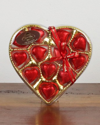 Bombom Chocolate ao Leite Coração P 85g Treze Tílias